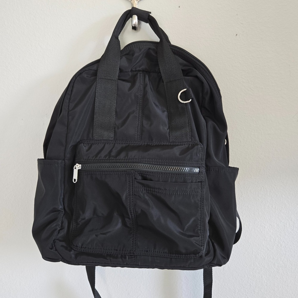 Wild Fable Backpack Women Medium Black Dome Laptop Pouch Phone Pouch